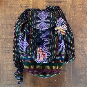 Mexican Made Woven Backpack
